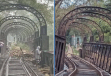 පේරාදෙණියේ කළු පාලම භාවිතයෙන් ඉවතට.