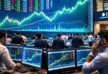 කොටස් වෙළෙඳ පොළ ඉහලට