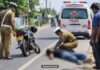 පොලිසිය නවත්වන්නැයි සංඥා කළ පසු තරුණයා ඇද වැටී මරුට